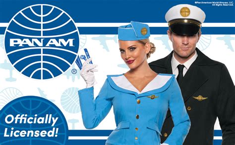 Underwraps Officially Licensed Pan Am® Costume Pan Am