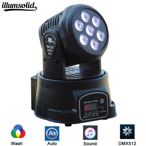 High Quality LED Mini Moving Head Wash Light 7X12W RGBW Moving Heads