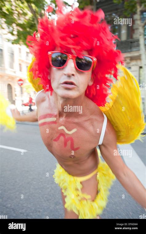 Gay Pride Madrid Stock Photo Alamy