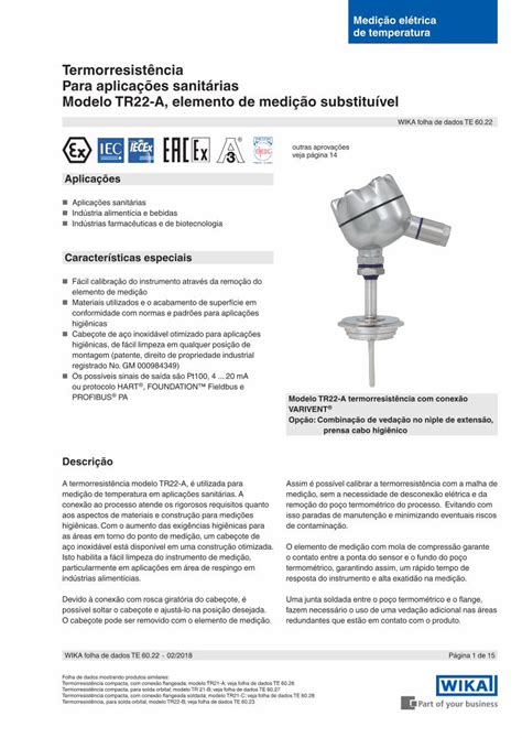 Pdf Termorresist Ncia Para Aplica Es Sanit Rias Modelo Tr A