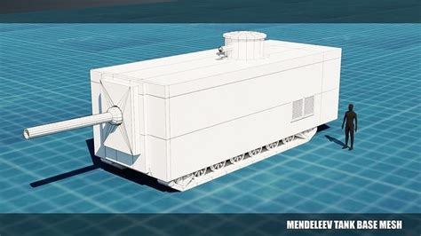 Mendeleev Tank Base Mesh Free Vr Ar Low Poly 3d Model Cgtrader