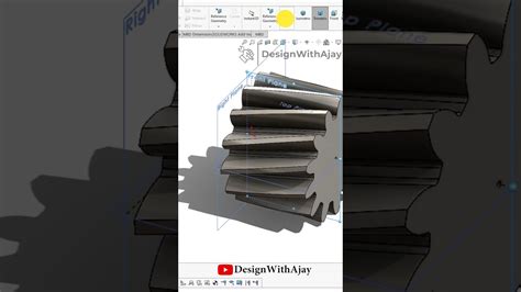 Helical Gear Pinion Videos Shorts Trend Tamil Designwithajay