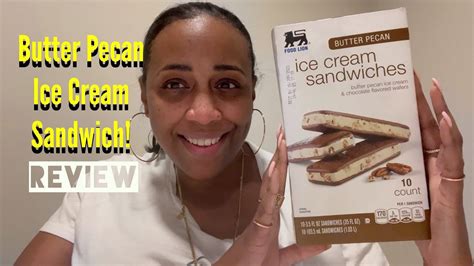 Butter Pecan Ice Cream Sandwich REVIEW 271 YouTube