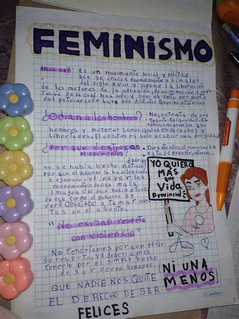 Apunte Del Feminismo En Feminismo Apuntes Infografias Creativas