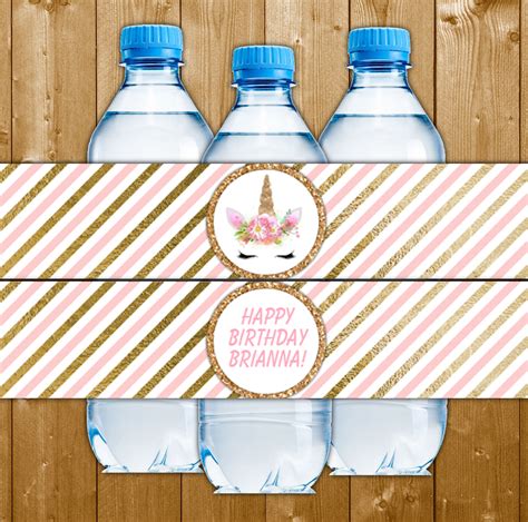 Unicorn Water Bottle Labels Printable Best Pictures And Decription Forwardset