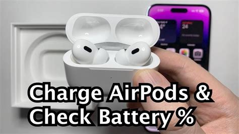 How To Charge Airpods Pro 2 And Check Battery Youtube