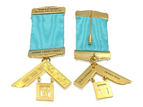 Craft Past Masters Breast Jewel With Engraved Details