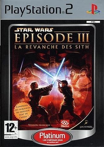 Star Wars Pisode La Revanche Des Sith Platinum Ps Jeu