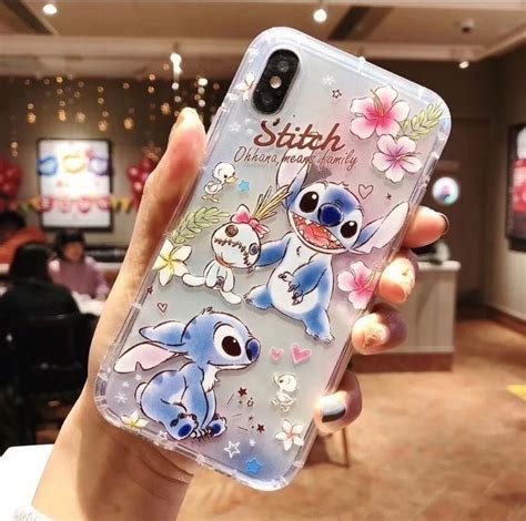 Capinha Celular Lilo Stitch Transparente Iphone Pro Max Mercado