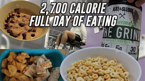 Full Day Of Eating Calories High Protein And High Carb Youtube