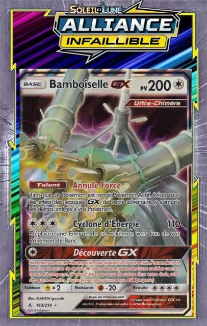 Bamboiselle Gx Sl Alliance Infaillible Carte Pokemon Neuve