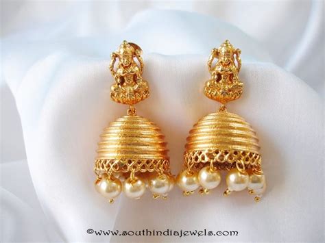 Latest Model Temple Jhumka South India Jewels