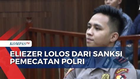 Lolos Dari PTDH Eliezer Tetap Dapat Sanksi Demosi Selama 1 Tahun