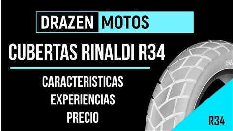 CUBIERTAS RINALDI R34 HONDA XR 250 TORNADO YAMAHA XTZ 250 TENERÉ