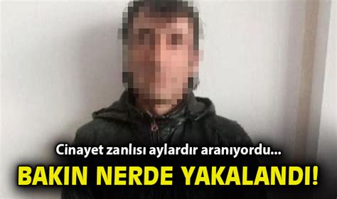 Cinayet Zanl S Aylard R Aran Yordu Bak N Nerede Yakaland Asayi