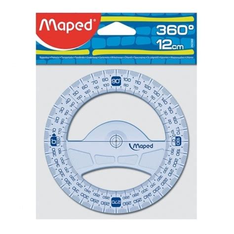 Rapporteur Circulaire Diam Cm Geometric Maped Papeterie