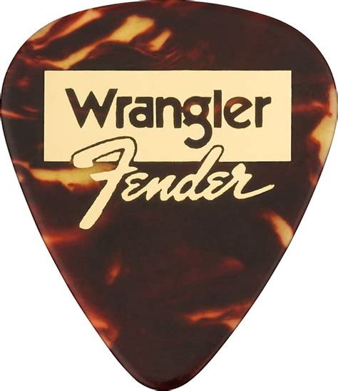 Fender Wrangler Picks Tortoise Shell Medium Pk Reverb