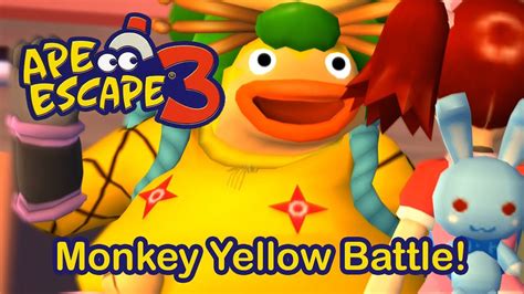 Ape Escape 3 Monkey Yellow Battle YouTube