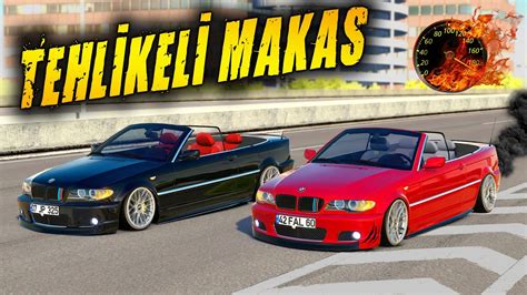 TRAFİKTE TEHLİKELİ MAKAS ATTIK BMW M3 E46 ASSETTO CORSA YouTube