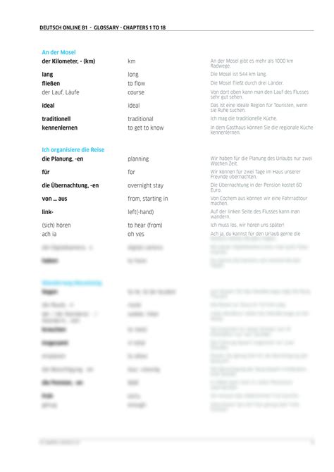 SOLUTION Wortschatz B1 En Studypool