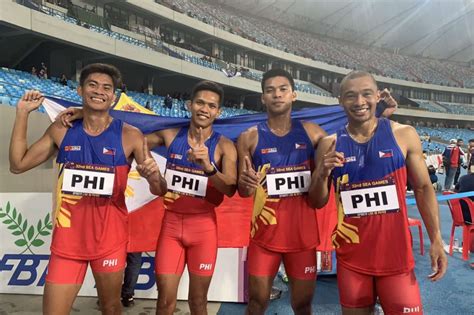 Sea Games Ph Athletics Team Cops Another Gold In Men S Relay