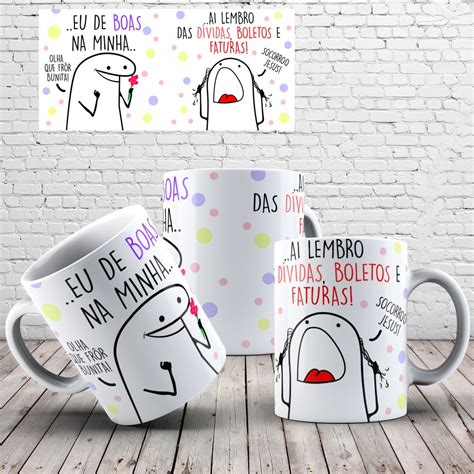 Caneca Personalizada Flork Eu De Boas Na Minha Shopee Brasil