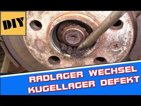 Radlager Hinten Wechseln TOP Anleitung Lager Abziehen YouTube