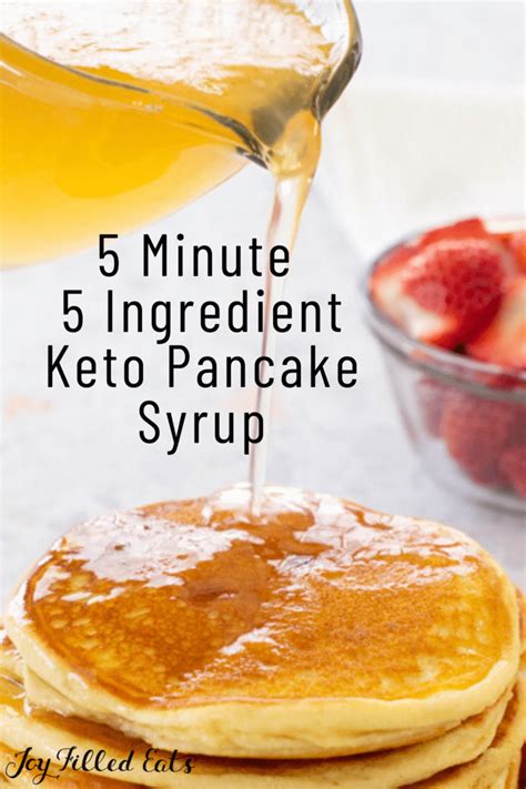 Sticky Sweet Homemade Keto Pancake Syrup Is The Perfect Topping For All