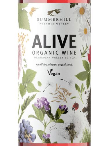 Summerhill Pyramid Alive Organic Rosé Vivino US