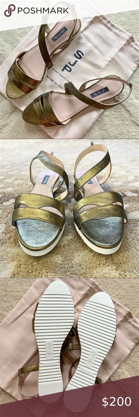 SJP By Sarah Jessica Parker Women S Supernova Flat Sandal Karat 40 5