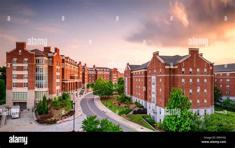 Dormitory apartment buildings at the University of Georgia in Athens, Georgia, USA Stock Photo ...