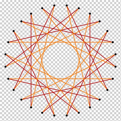 Pentadecagon Hexadecagon Icosioctagon Regular Polygon Angle Orange