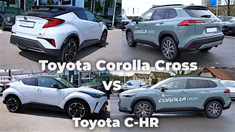 New Toyota C Hr Vs Toyota Corolla Cross Youtube