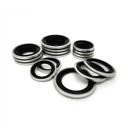 Metric Seals NBR Bonded Seal Washer Usit Ring Rubber Metal Bonded