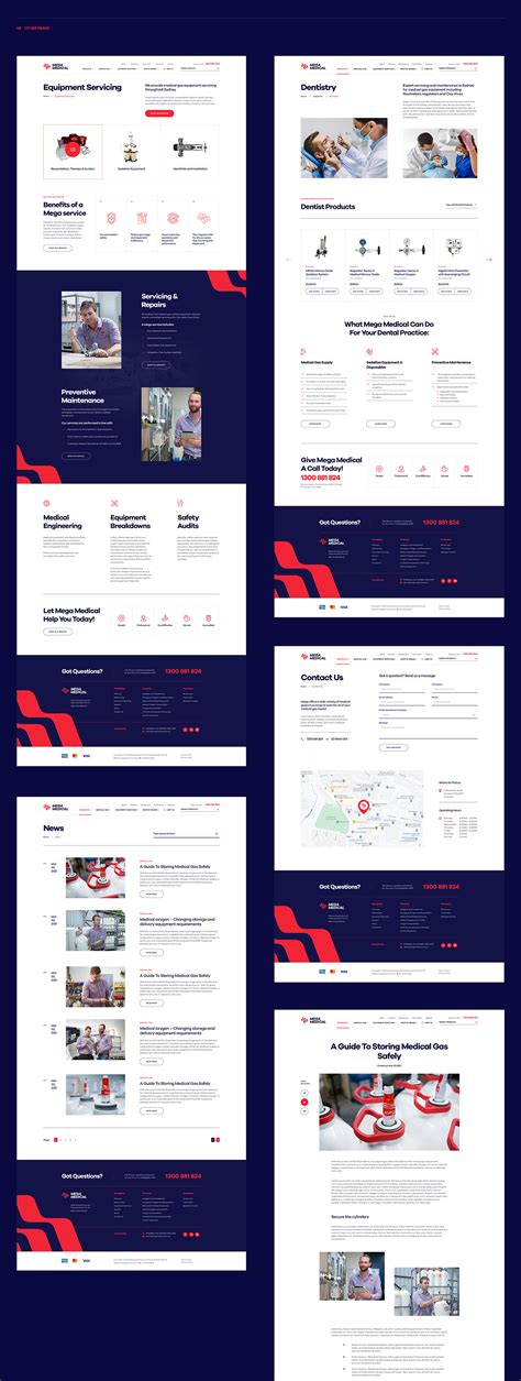 Mega Medical - Branding & Web Design :: Behance