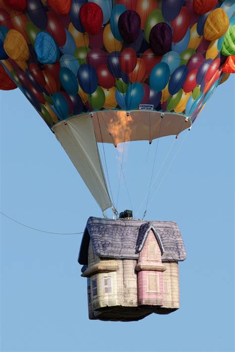 Disney's Creative Hot Air Balloon Recreates Up House