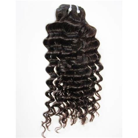 Single Donor East Asian Raw Virgin Deep Wave Hair Bundles Package