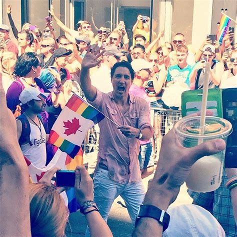 Canadian Prime Minister at Toronto Pride : r/pics