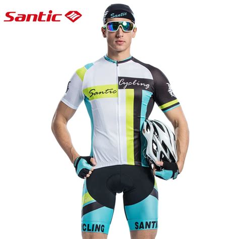 santic mtb cycling sets men road mountain bike clothing summer