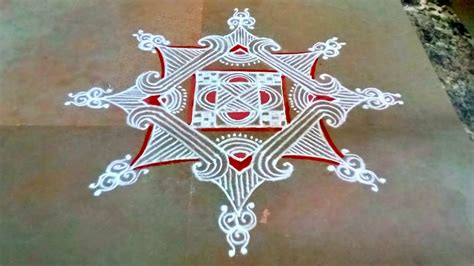 Vaigasi Matham Special Friday Padi Kolam Dot Easy Rangoli Muggu