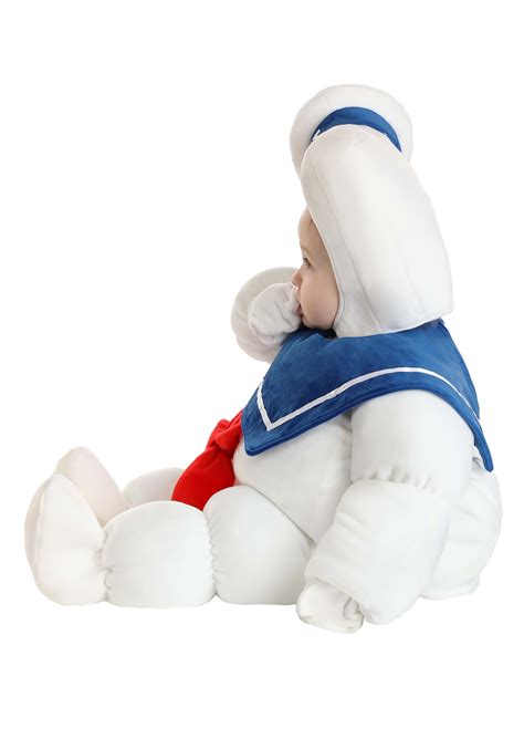 Deluxe Stay Puft Marshmallow Man Infant Ghostbuster Costume Stay Puft