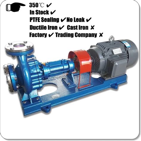 350 Degrés Haute Température Liquide Circulation Transfert Pompes