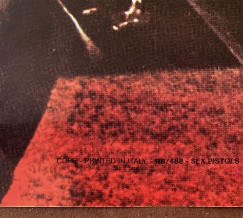 Sex Pistols Rare Vintage Poster Italy 1977 Popdom