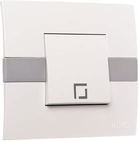 Eco Выкл. 1 кл. с подсв. Бел/Бел 101-010101-101, MONO | купить в ...