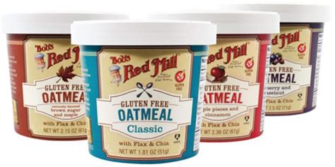 Bobs Red Mill Gluten Free Oatmeal Cups On Social Nature ⋆