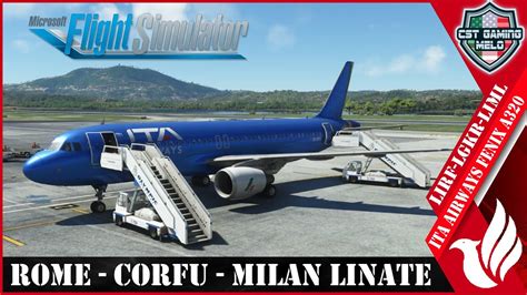 FENIX V2 BLOCK 1 MSFS LIVE GSX PRO VATSIM Rome Corfu Milan