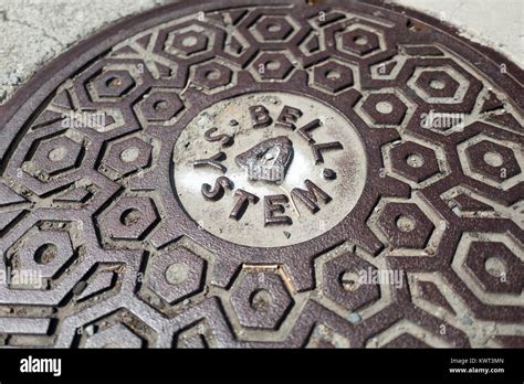 Telecommunications Manhole Cover Hi Res Stock Photography And Images