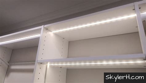 Upgrade Your Shelves With Built In Led Lighting Skylerh Automation