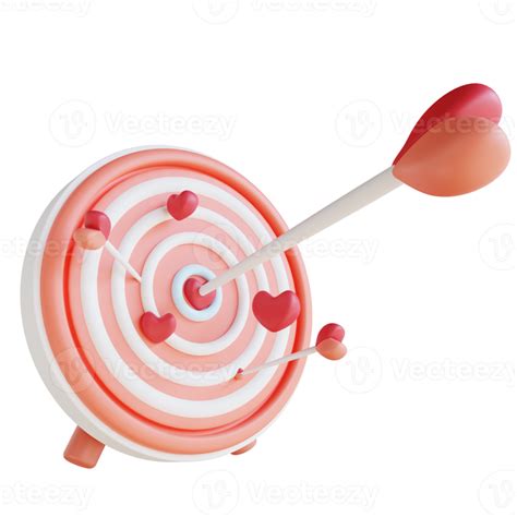 3d Illustration Love Targets 16329602 Png