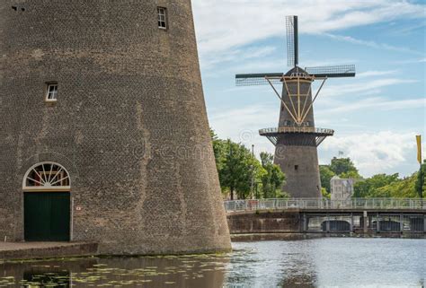 Famous Historical Dutch Windmills in the City of Schiedam, Which are ...